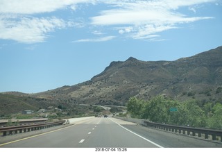 289 a03. driving from payson to scottsdale
