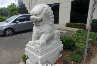 AMPS lunch - outside lion
