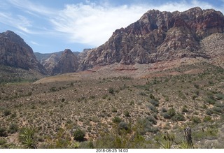 Las Vegas - Red Rock Canyon - thirteen mile drive - Pine Creek Canyon hike