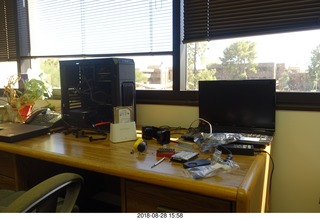 computer stuff on the desk for krypton