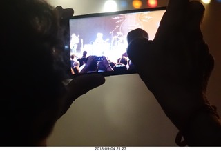 Mesa Arts Center - Peter Frampton - cell phone
