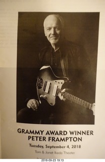 Mesa Arts Center - Peter Frampton program