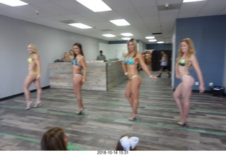 new NH2T store - International Physique League (IPL) show - rehearsal - bikini