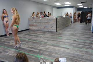 new NH2T store - International Physique League (IPL) show - rehearsal - bikini - Heather Kile