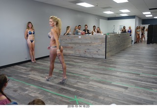 new NH2T store - International Physique League (IPL) show - rehearsal - bikini - Christian DeAngelis + Heather Kile