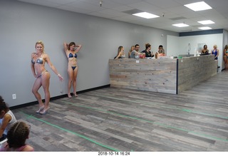 new NH2T store - International Physique League (IPL) show - rehearsal - bikini - Christian DeAngelis + Heather Kile