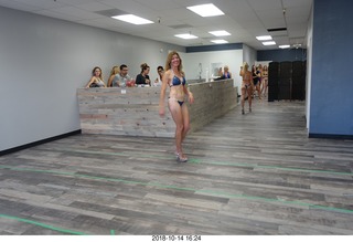 new NH2T store - International Physique League (IPL) show - rehearsal - bikini - Heather Kile