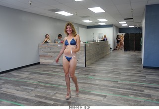 new NH2T store - International Physique League (IPL) show - rehearsal - bikini - Heather Kile