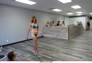 new NH2T store - International Physique League (IPL) show - rehearsal - bikini - Heather Kile