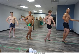 new NH2T store - International Physique League (IPL) show - rehearsal - male physique - Ricky Bobby