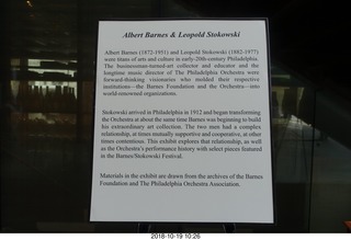 Philadelphia Kimmel Center - Stokowski and Barnes exhibit