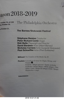 Philadelphia Orchestra and actors program