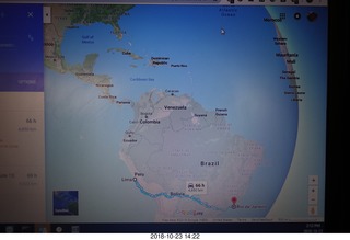 Rio de Janeiro to Lima map