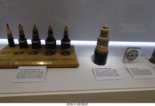 Bell Telephone museum tour with Don Barnickel - DynaTAC Motorola brick and portable AMPS phone