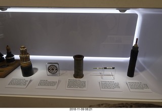 Bell Telephone museum tour with Don Barnickel - DynaTAC Motorola brick and portable AMPS phone