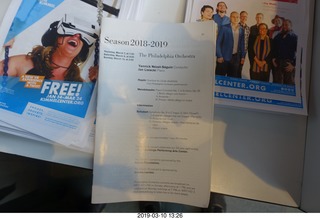 Philadelphia Orchestra program