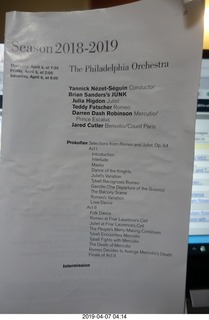 Kimmel Center - Verizon Hall - Philadelphia Orchestra + dancers