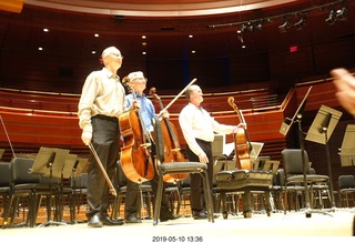 Philadelphia - Kimmel Center - three 'cellists - postlude