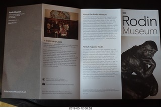 Rodin Museum - pamphlet