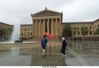 Philadelphia Museum of Art + Brian + Aunt Arlyn