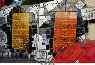 310 a0e. Rio de Janeiro - city tour Lapa Steps (Selarn's Staircase)