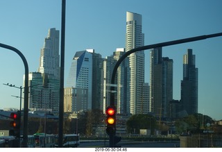 9 a0e. Buenos Aires - drive to airport - red and amber light