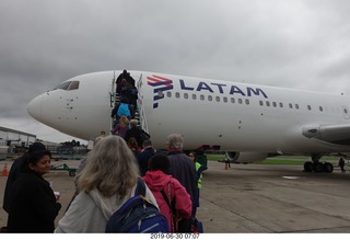 22 a0e. flight across Argentina - our airplane