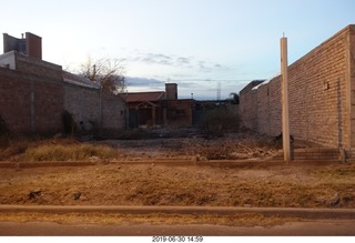 102 a0e. Argentina - San Juan walk - empty lot