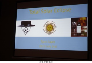 Argentina - San Juan - eclipse briefing