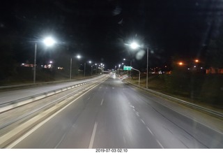 1 a0f. Argentina - San Juan - drive to airport (night)