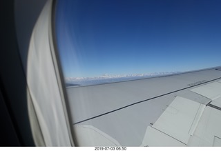 Argentina - flight San Juan to Santiago across the Andes - aerial