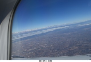 Argentina - flight San Juan to Santiago across the Andes - aerial