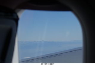 Argentina - flight San Juan to Santiago across the Andes - aerial