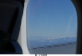 Argentina - flight San Juan to Santiago across the Andes - aerial