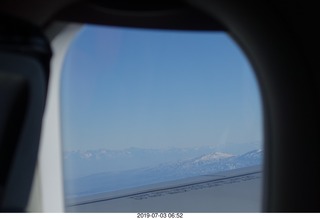 Argentina - flight San Juan to Santiago across the Andes - aerial