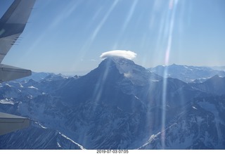 40 a0f. Argentina - flight San Juan to Santiago across the Andes - aerial