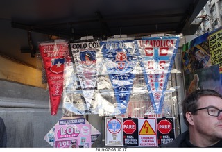 Chile - Santiago tour - soccer flags