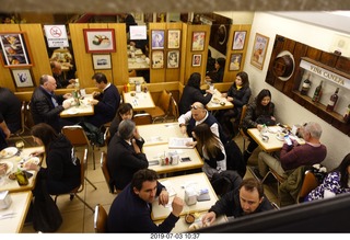 Chile - Santiago tour - crowded restaurant just like New York