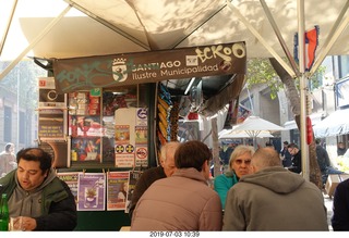 Chile - Santiago tour - newsstand