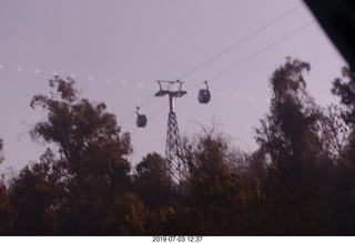 Chile - Santiago tour - mountaintop ride