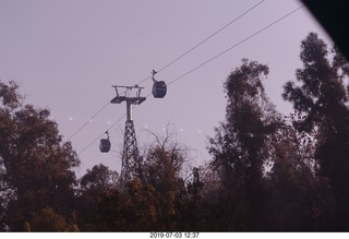 151 a0f. Chile - Santiago tour - mountaintop ride