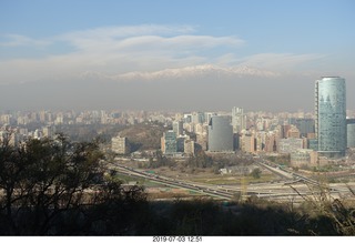 Chile - Santiago tour - mountaintop ride