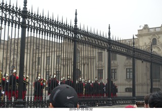 295 a0f. Peru - Lima tour - changing of the guard
