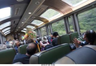 688 a0f. Peru - Vistadome Train ride back to Urubamba Valley