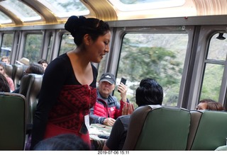 732 a0f. Peru - Vistadome Train ride back to Urubamba Valley