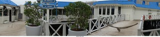 40 a0f. Peru - Lima - beach pier - panorama