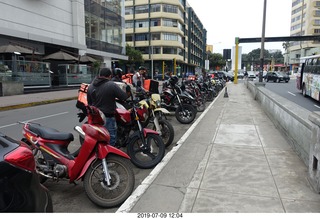 89 a0f. Peru - Lima - beach walk - motorcycles