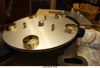 18 a0g. Transcriptor Skeleton Turntable and Vestigal Tonearm assembly