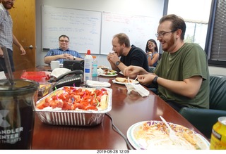 pot luck at work - birthday cake