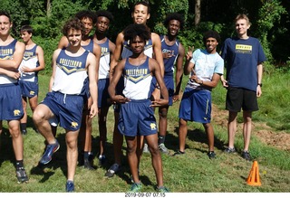 Curtis Arboretum - Cheltenham XC alumni race - starting line